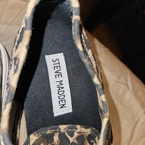 STEVE MADDEN Emmi Leopard Womens Platform Shoes, like new - Picture 4 of 7
